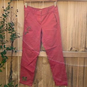 Loft Chinos in Coral Red, Size 6